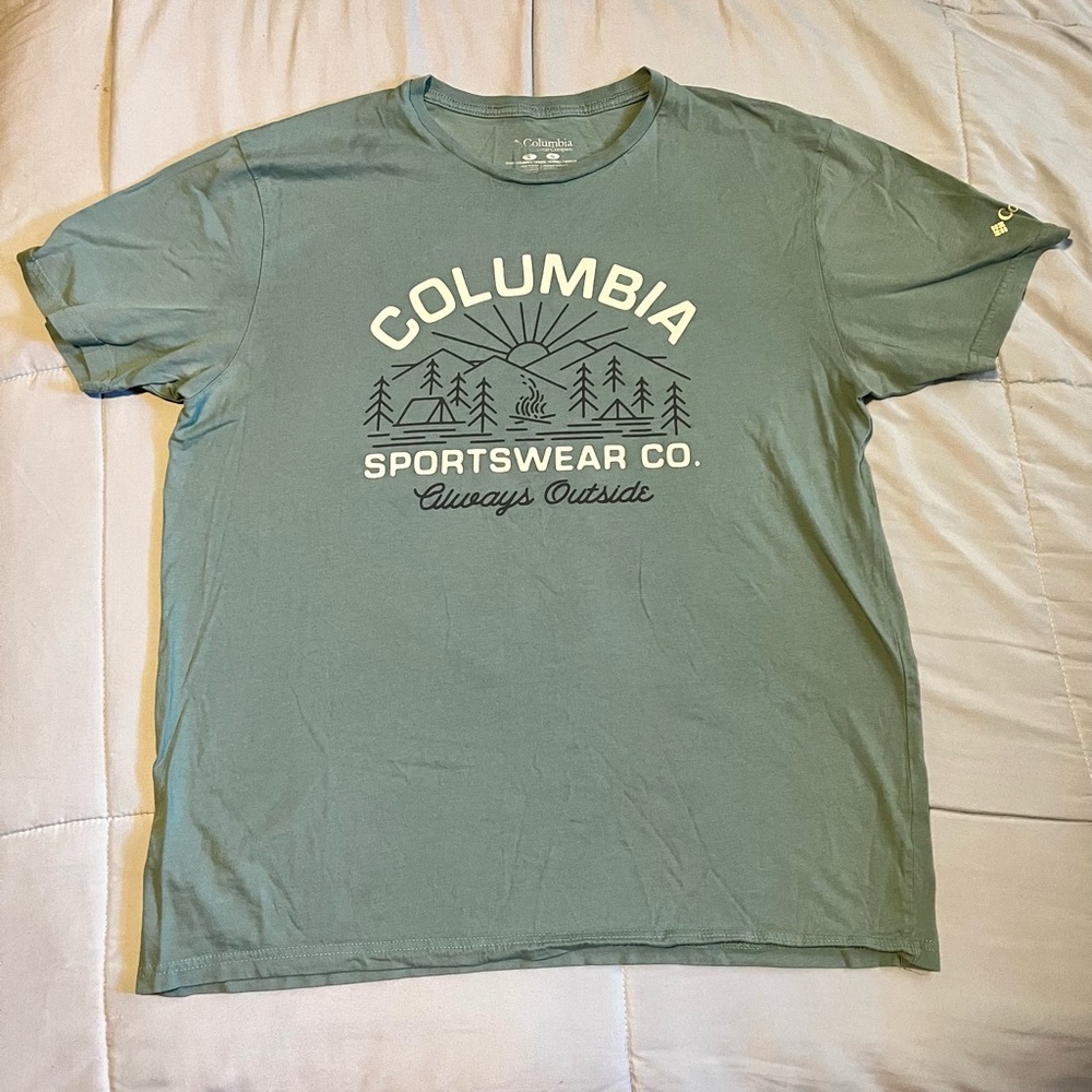 Light green, Large Size, Columbia Shirt